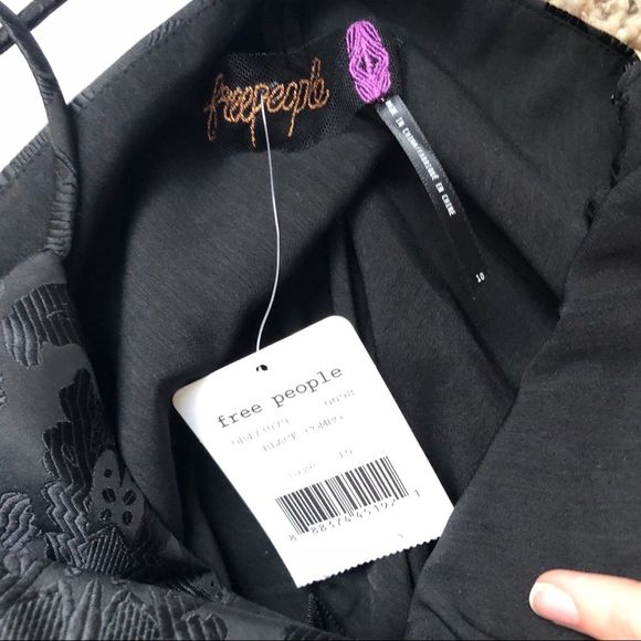 Free People Queen of Hearts Brocade Mini Dress NWT - Picture 8 of 8